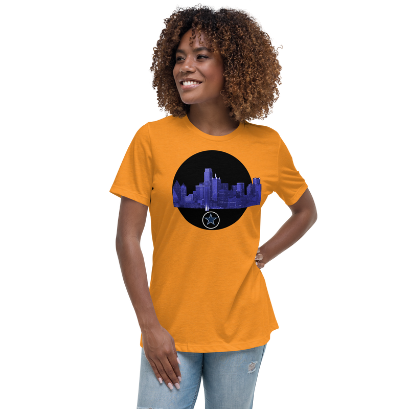 Dallas Texas Skyline Women's Relaxed T-Shirt 