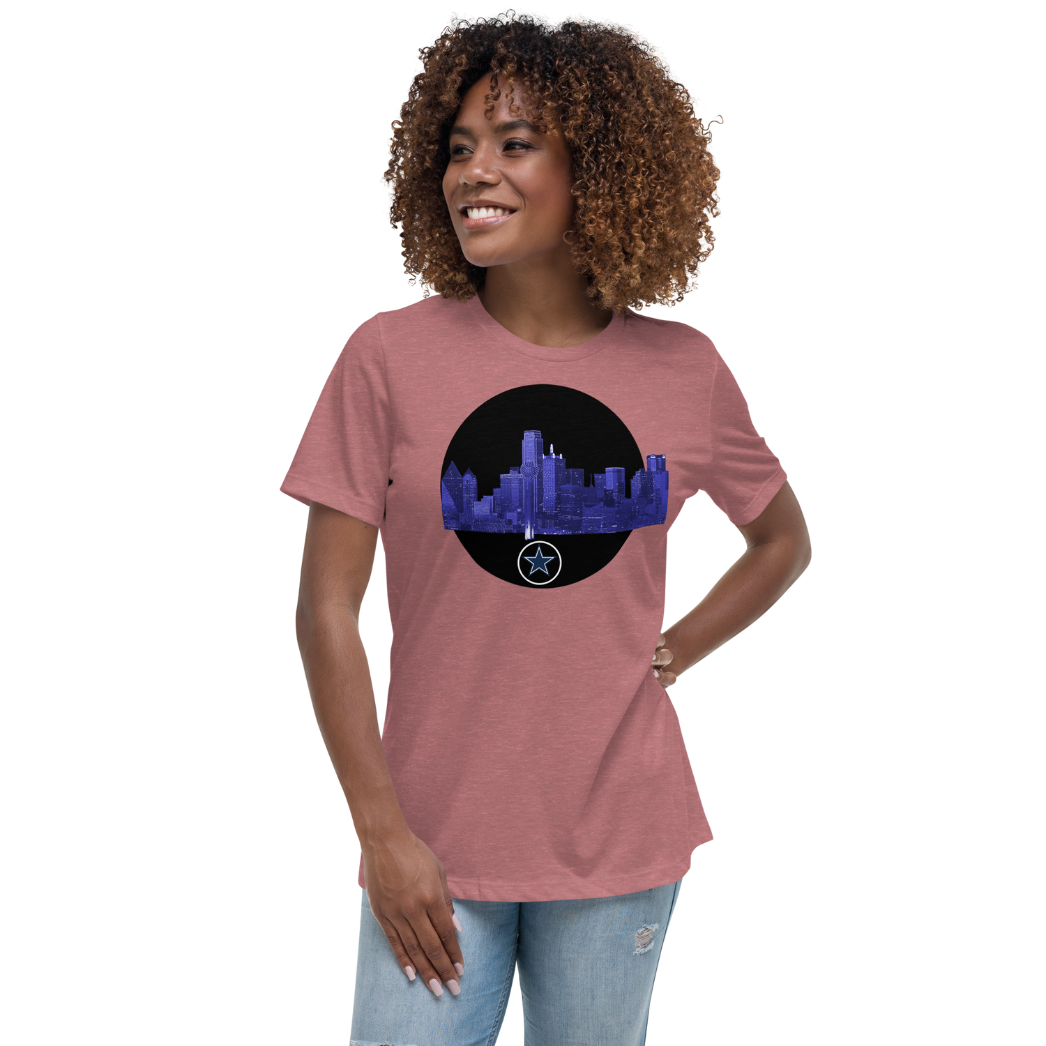 Dallas Texas Skyline Women's Relaxed T-Shirt 
