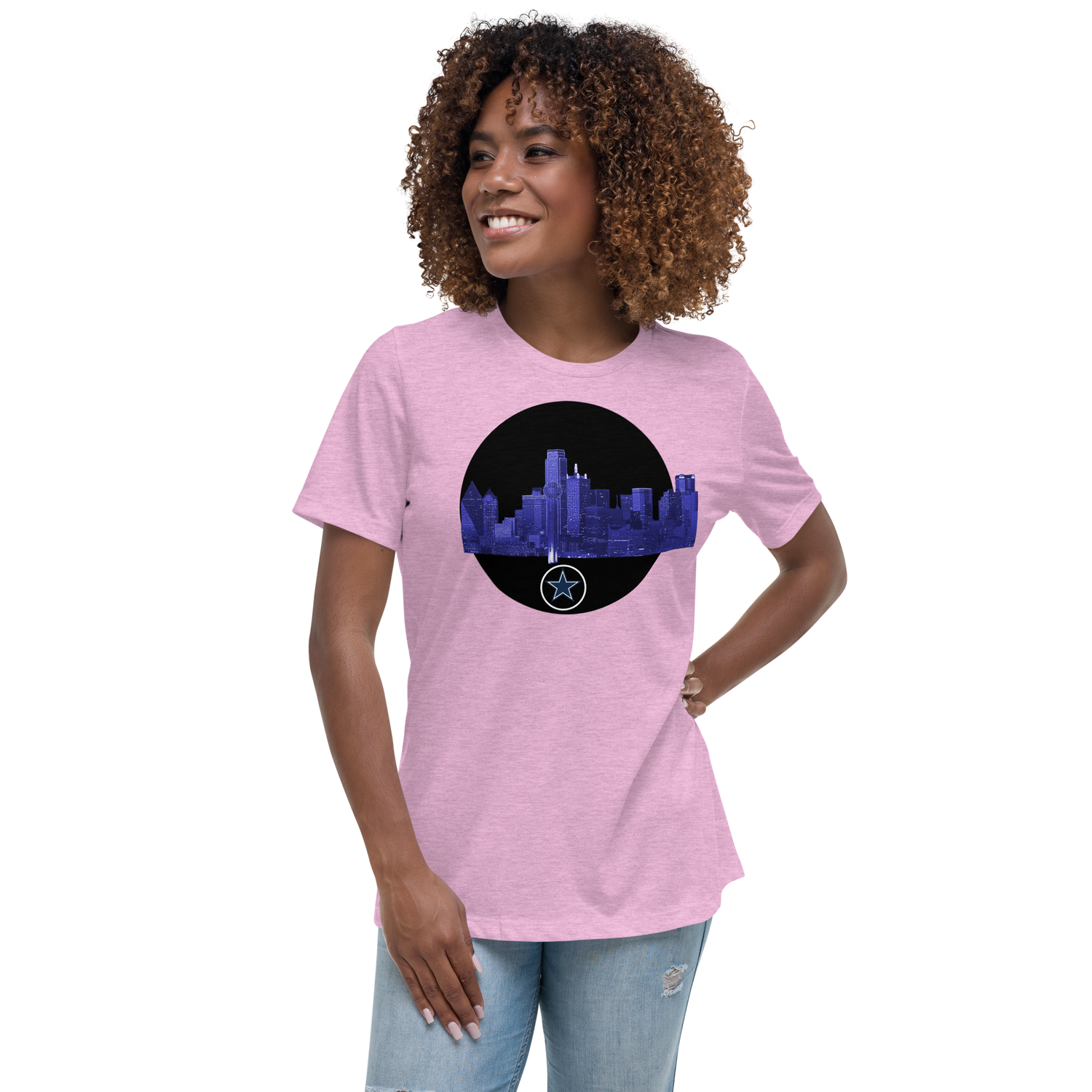 Dallas Texas Skyline Women's Relaxed T-Shirt 