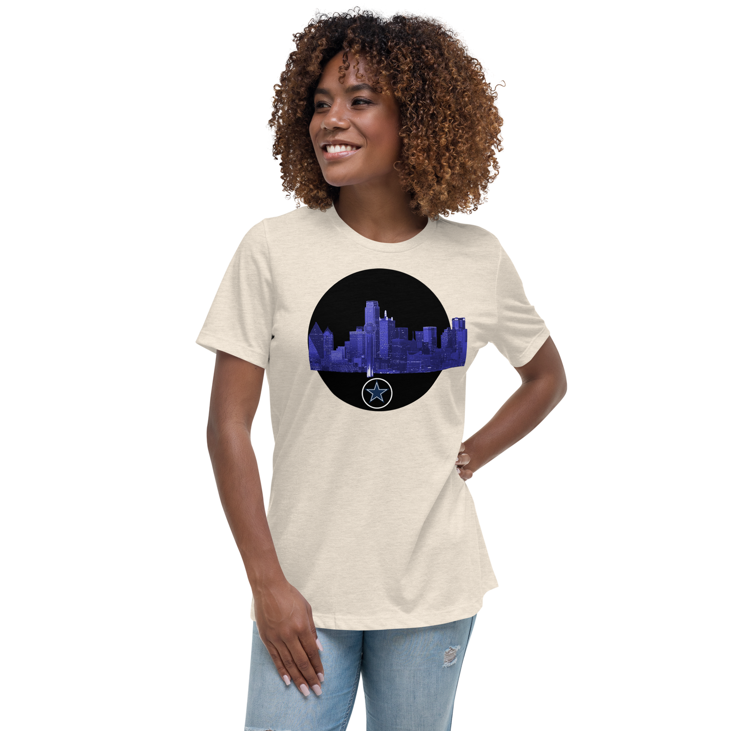 Dallas Texas Skyline Women's Relaxed T-Shirt 