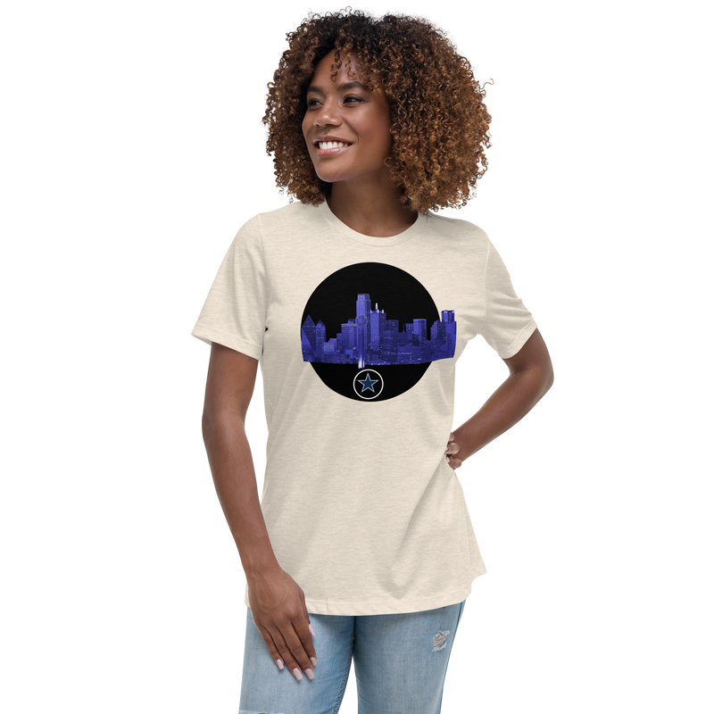 Dallas Texas Skyline Women's Relaxed T-Shirt 