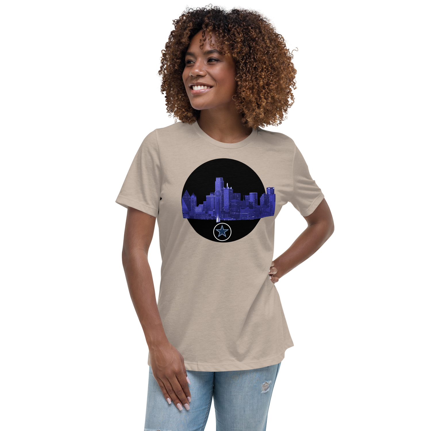 Dallas Texas Skyline Women's Relaxed T-Shirt 