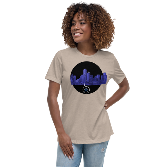 Dallas Texas Skyline Women's Relaxed T-Shirt 