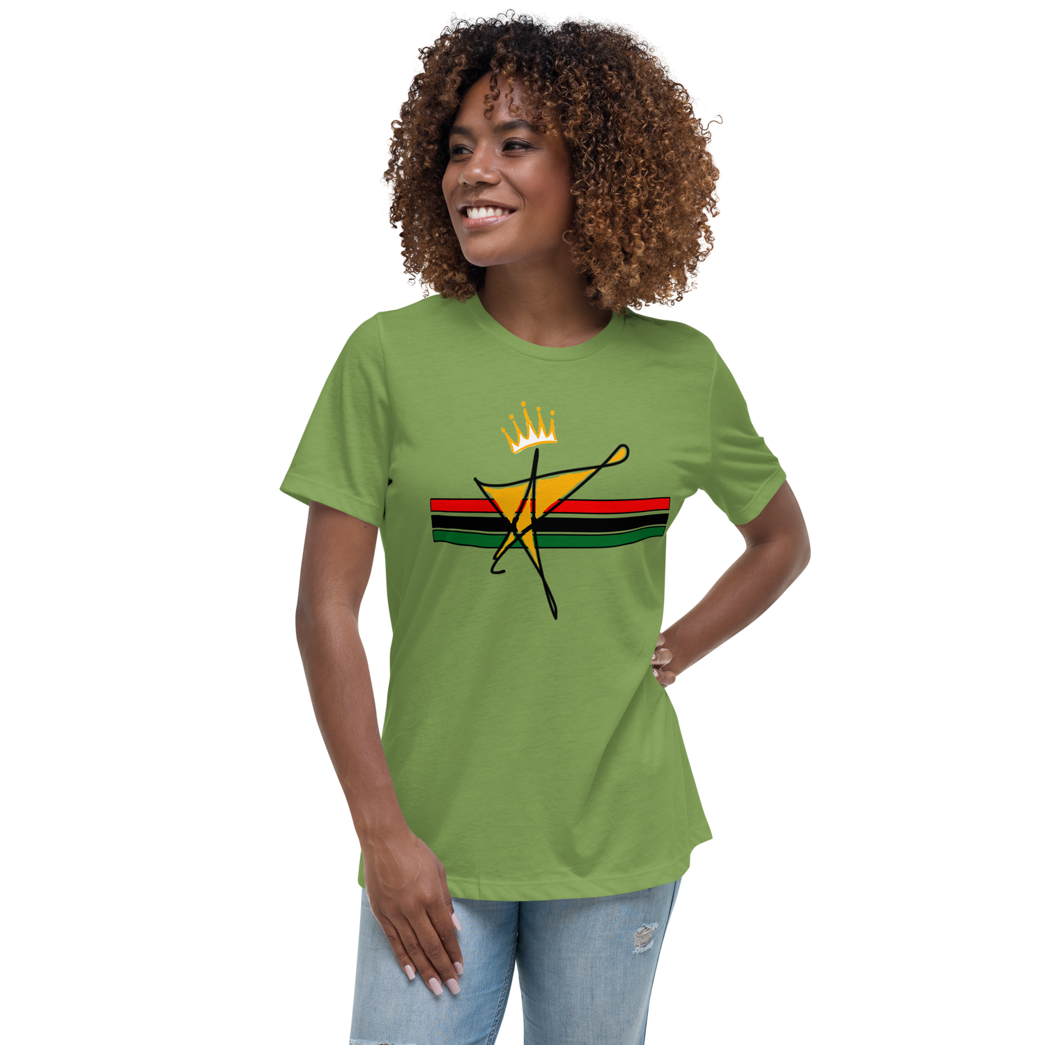 The Black Star Of The Tribe Of Judah Women's Relaxed T-Shirt