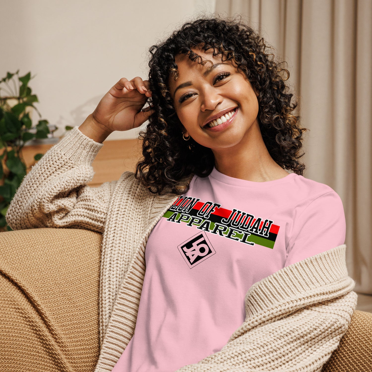 Lion Of Judah Apparel Brand V.2 Women's Relaxed T-Shirt