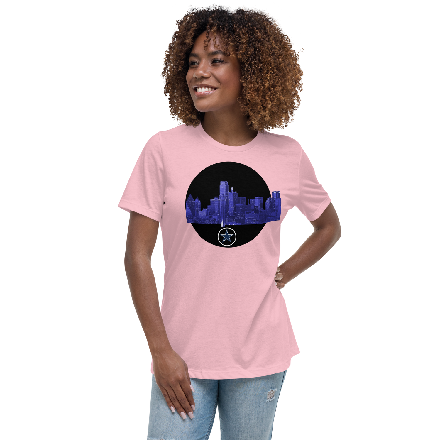 Dallas Texas Skyline Women's Relaxed T-Shirt 