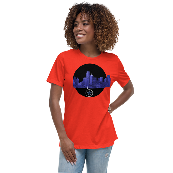 Dallas Texas Skyline Women's Relaxed T-Shirt 