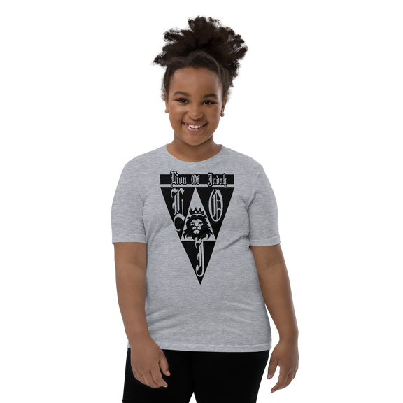 Lion Of Judah God Design Youth Short Sleeve T-Shirt