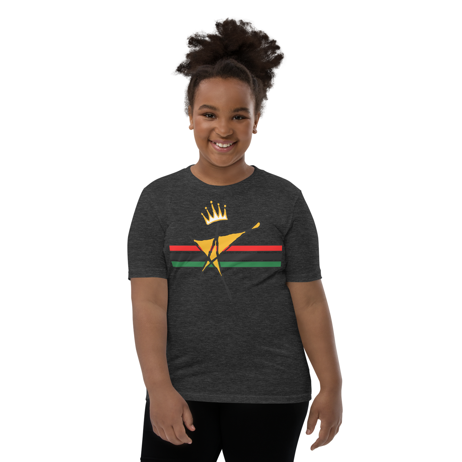 The Black Star Of The Tribe Of Judah Youth Short Sleeve T-Shirt