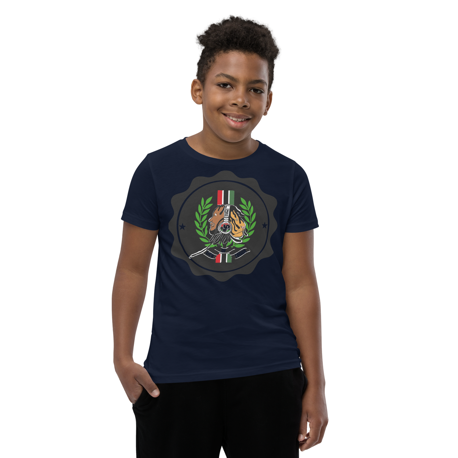 Lion Of Judah God Design Youth Short Sleeve T-Shirt