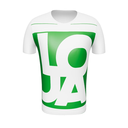 (Big Print) Green Frog Lion Of Judah Apparel Logo All Over Print Men's Athletic T-shirt