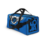 (L.O.J) Lion Of Judah Blue Duffle bag