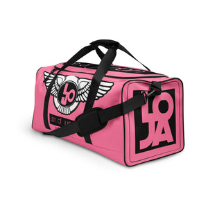 (L.O.J) Lion Of Judah Pink Duffle bag