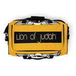 (L.O.J) Lion Of Judah Yellow Duffle bag