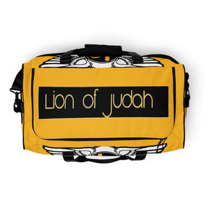 (L.O.J) Lion Of Judah Yellow Duffle bag