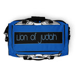 (L.O.J) Lion Of Judah Blue Duffle bag