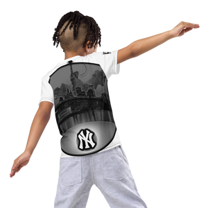 NYC New York City Skyline Kids crew neck t-shirt