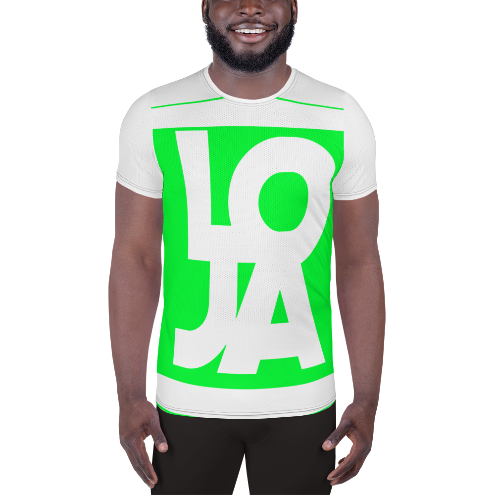 (Big Print) Special Edition Lion Of Judah Apparel Logo All Over Print Men's Athletic T-shirt