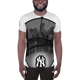 NYC New York City Skyline All-Over Print Men's Athletic T-shirt