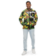 Lion Of Judah Black Logo Camo Graphic Design Men’s windbreaker