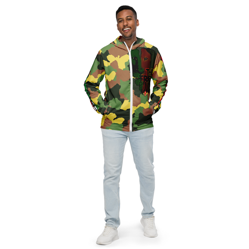 Tribe Of Judah Lion Camo Graphic Design V.1 Men’s windbreaker