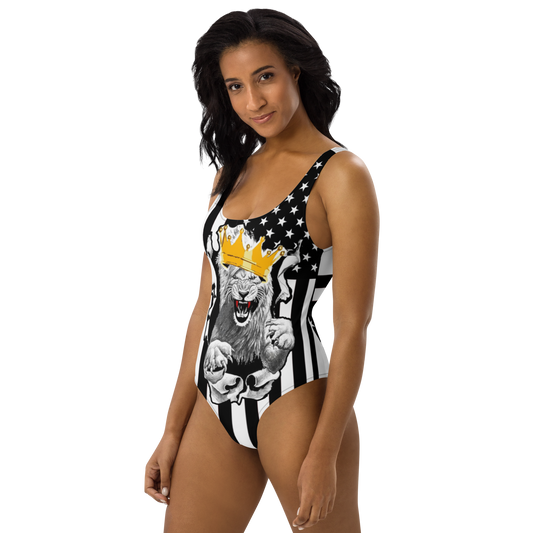 Lion Of Judah King One-Piece Swimsuit