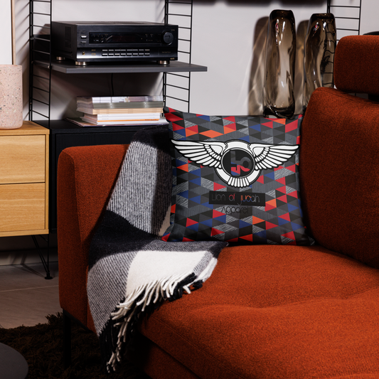 Lion Of Judah Black Logo Graphic Design V.2 Design Premium Pillow