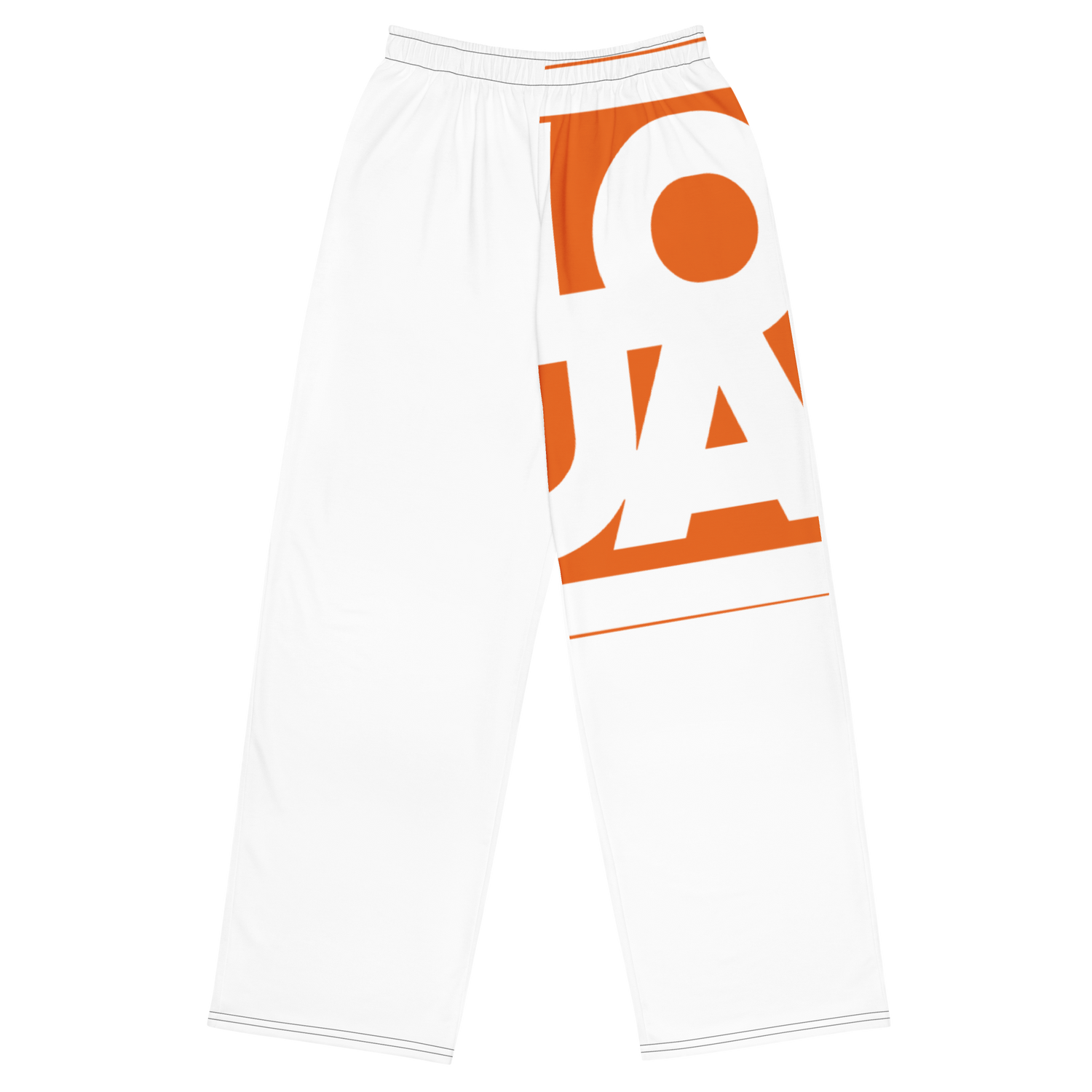 Lion Of Judah Apparel Logo Texas Longhorn Orange  All over print unisex wide leg pants