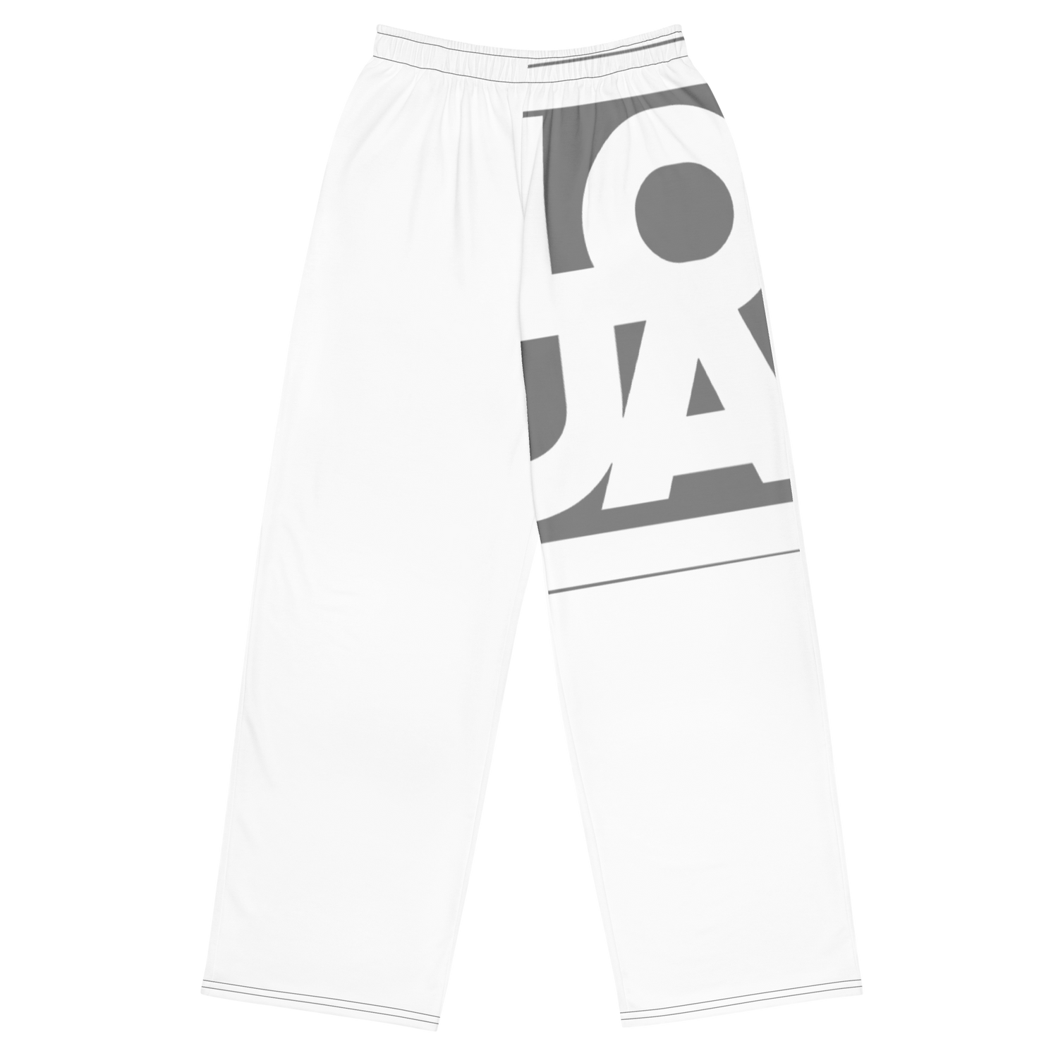 Lion Of Judah Apparel Logo Space Grey All over print unisex wide leg pants