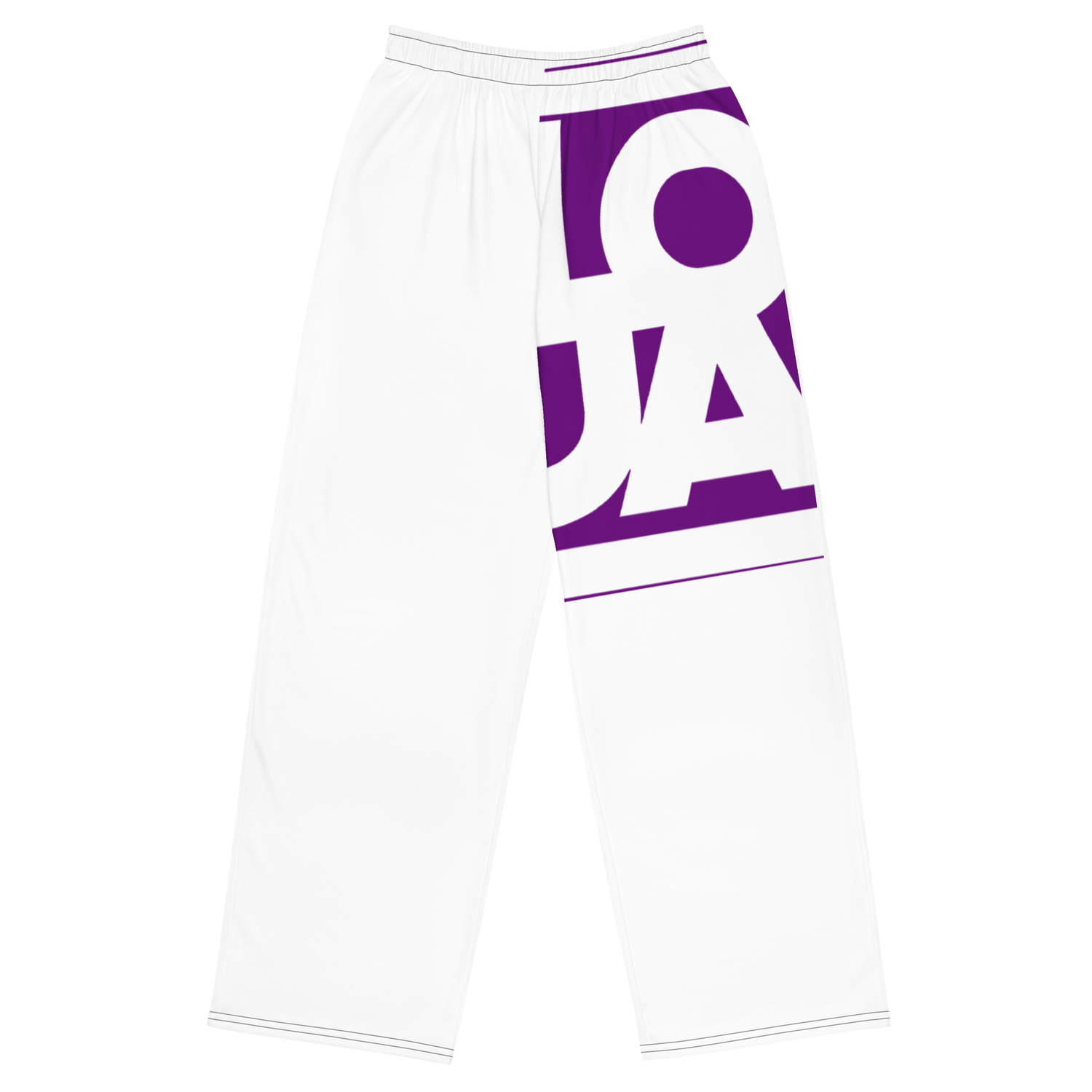 Lion Of Judah Apparel Logo  Royal King Purple All over print unisex wide leg pants