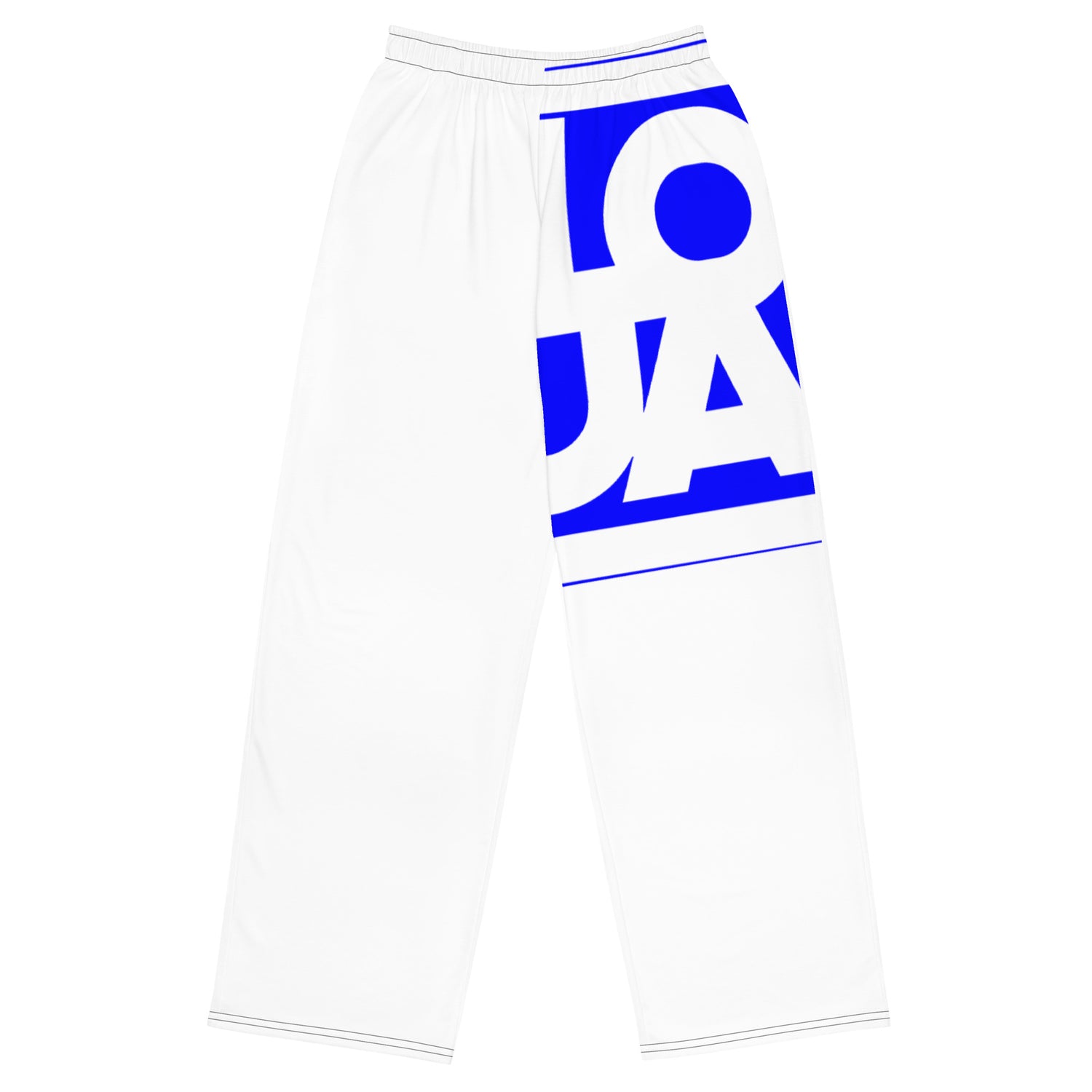 Lion Of Judah Apparel Logo Planet Earth Blue All over print unisex wide leg pants