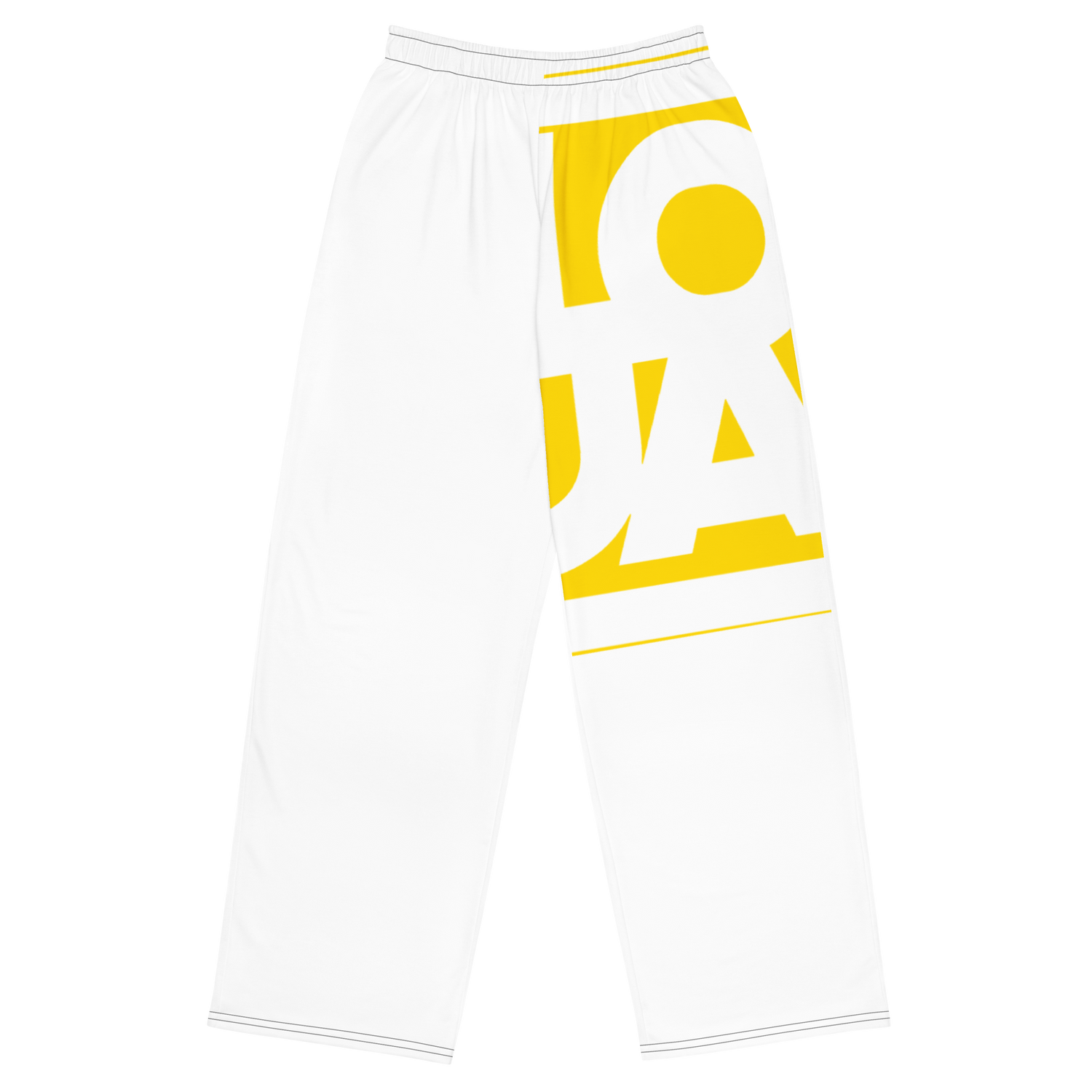 Lion Of Judah Apparel Logo High Energy bright Sun Star Yellow All over print unisex wide leg pants