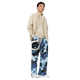 Lion Of Judah Black Logo Graphic Design Camo V.2 Unisex Wide-Leg Pants