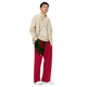 Tribe Of Judah Lion Graphic Design Red Unisex Wide-Leg Pants