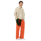 Tribe Of Judah Lion Graphic Design Orange Unisex Wide-Leg Pants