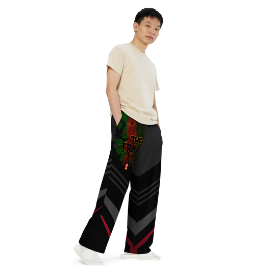 Tribe Of Judah Lion Graphic Design V.2 Unisex Wide-Leg Pants