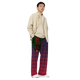 Tribe Of Judah Lion Blue Fade into Red Stripe Graphic Design Unisex Wide-Leg Pants
