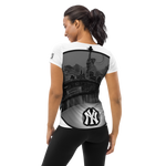 NYC New York City Skyline All-Over Print Women's Athletic T-shirt