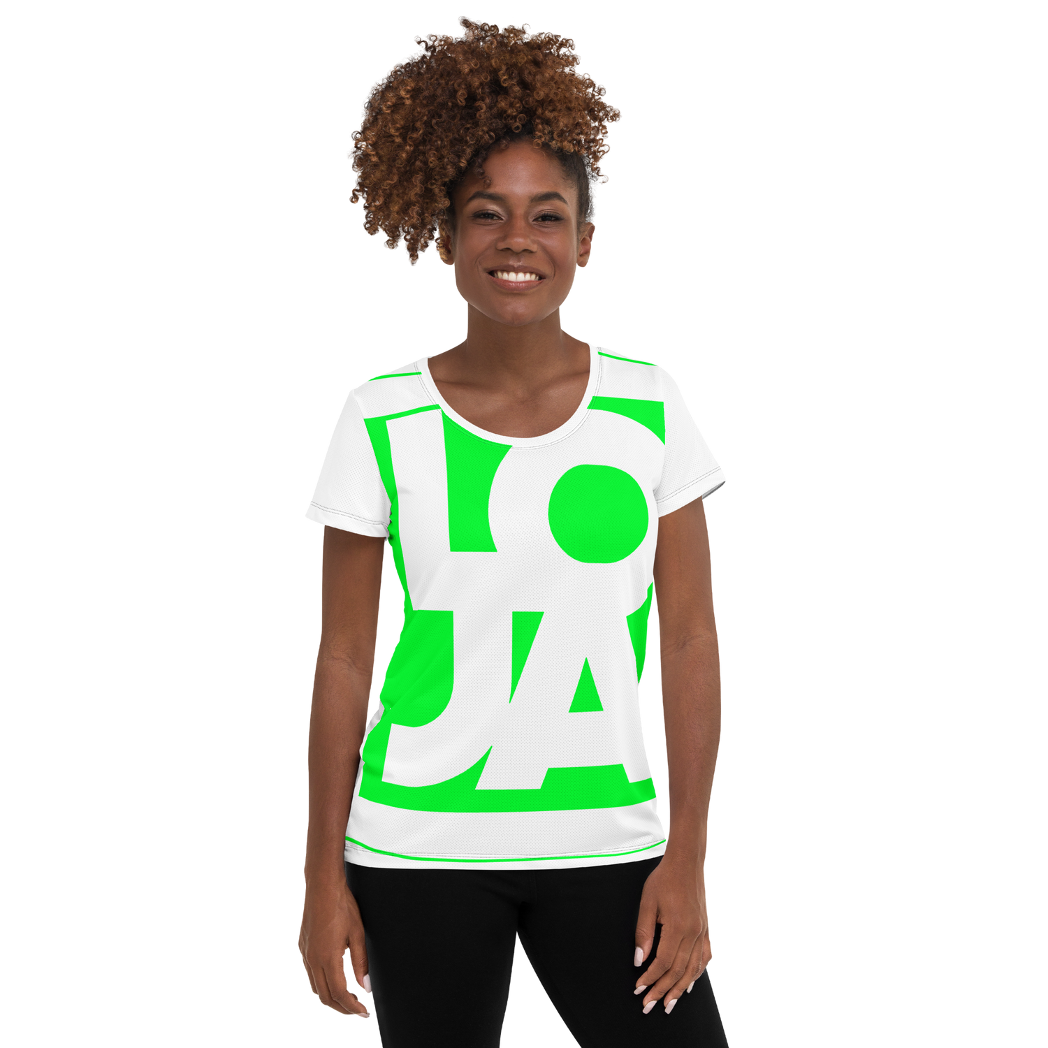 Lion Of Judah Apparel Logo Special Edition All Over Print Women's Athletic T-shirt