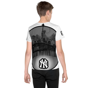 NYC New York City Skyline Youth crew neck t-shirt