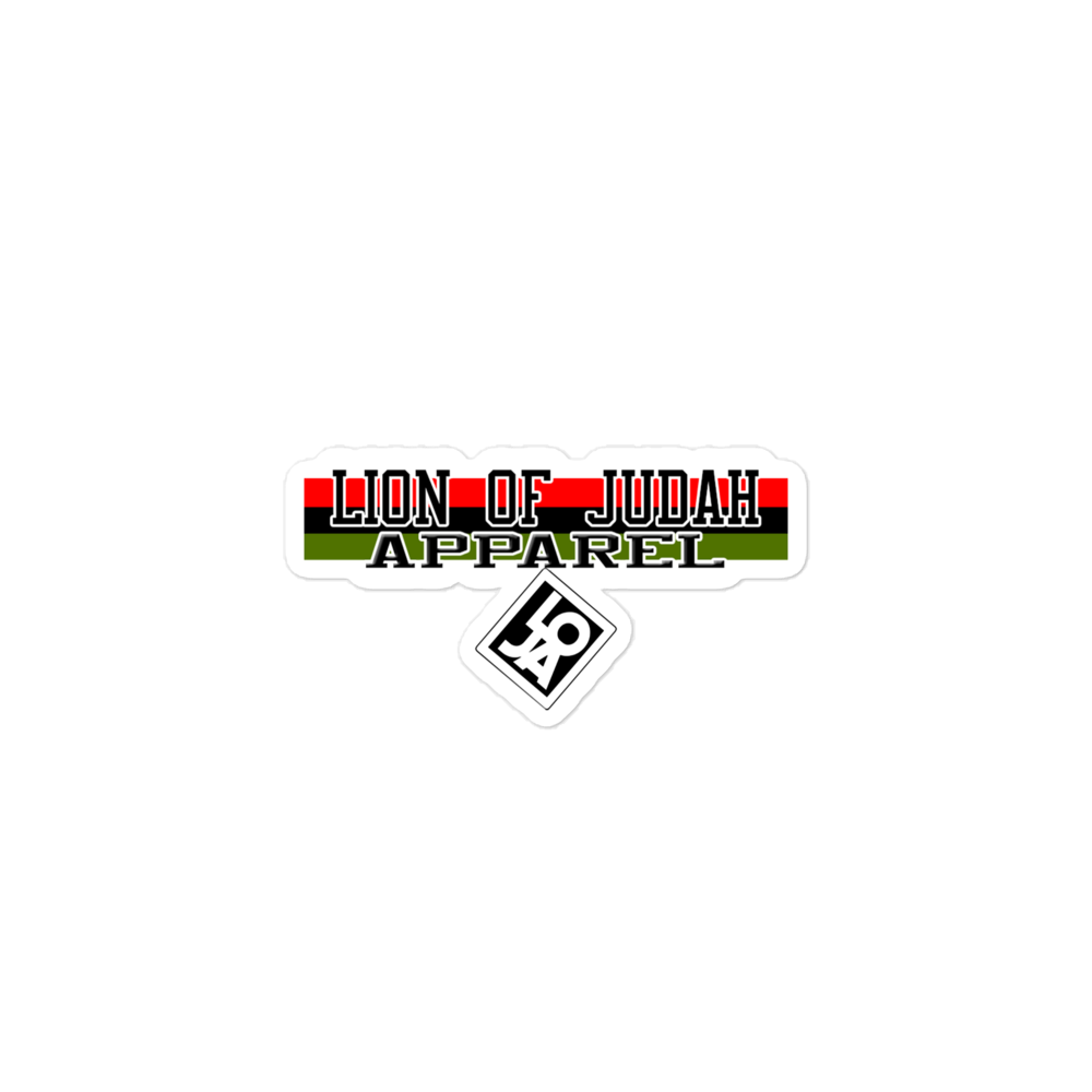 Lion Of Judah Apparel Brand V.2 Bubble-free stickers