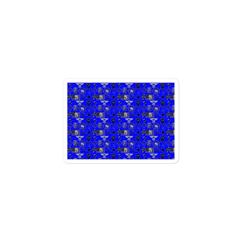 Lion Of Judah Pattern Design Bubble-free stickers