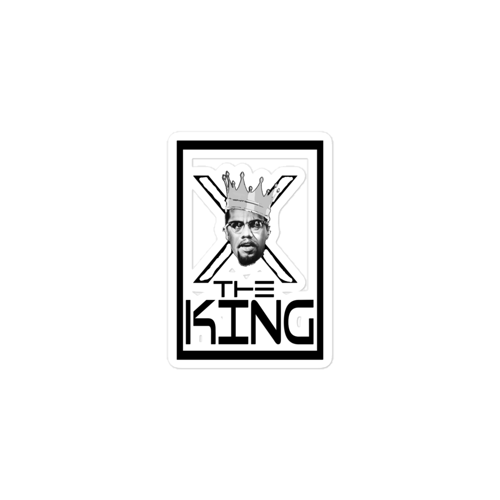 Malcom X Bubble-free stickers
