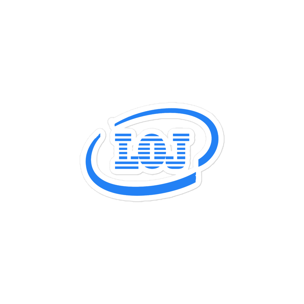 LOJ IBM Bubble-free stickers