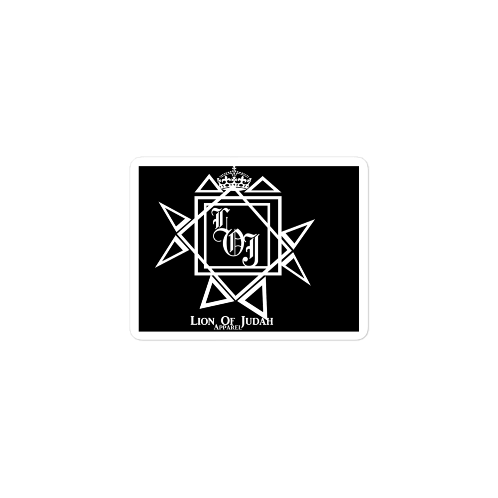 Lion Of Judah Wingz Design Bubble-free stickers