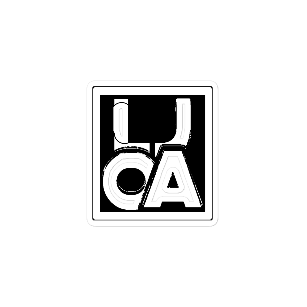 Loja new logo Bubble free stickers