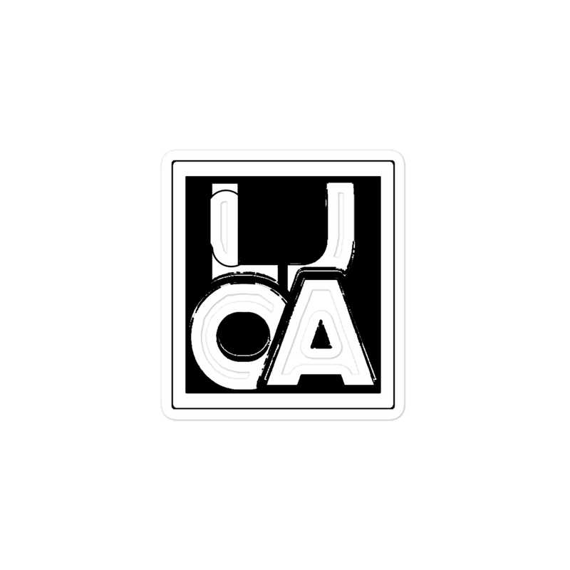 Loja new logo Bubble free stickers