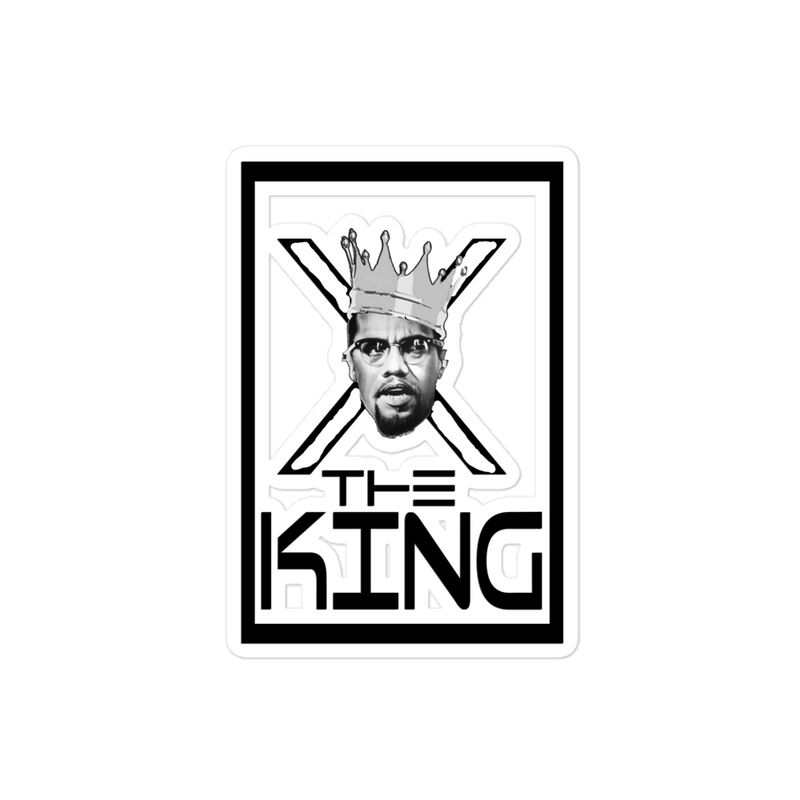 Malcom X Bubble-free stickers