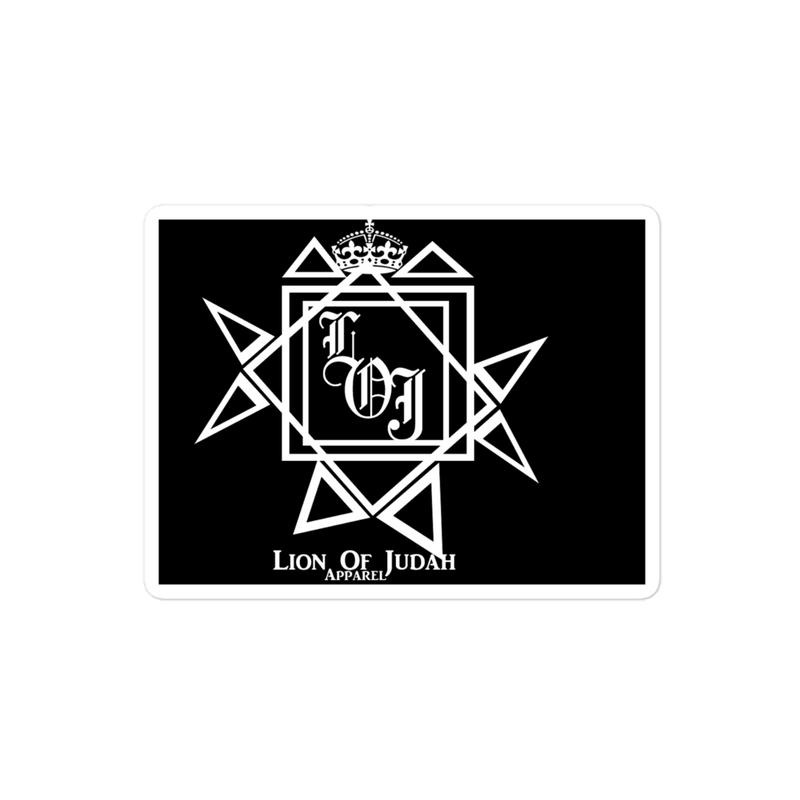 Lion Of Judah Wingz Design Bubble-free stickers