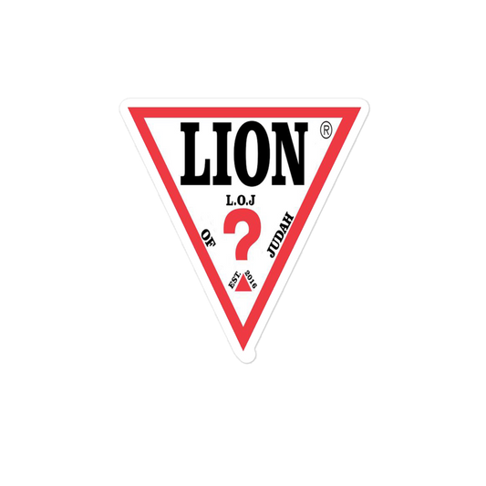 Lion Of Judah guess spinoff Design Bubble free stickers